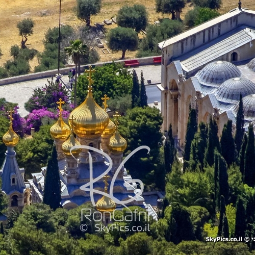 The Russian Orthodox Church of  Mariah Magdalene at the Kidron Valley