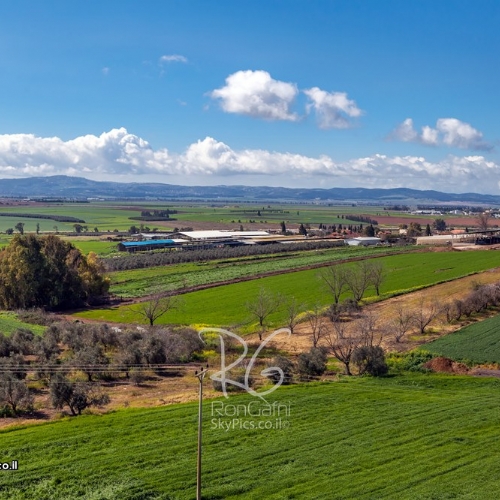 Jezreel Valley, an Israeli aerial view