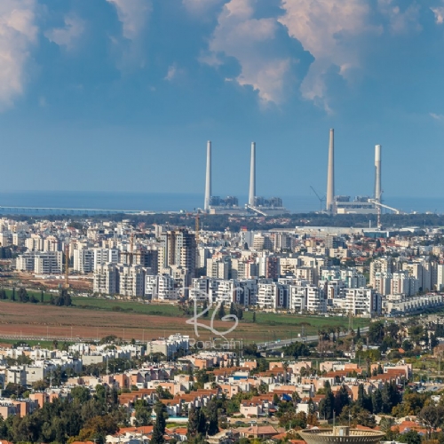 חדרה, ישראל בצילומי אוויר 