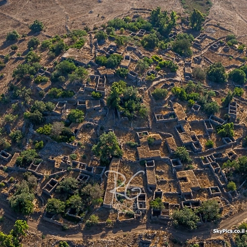 Remains of Syrian village, Golan Hights