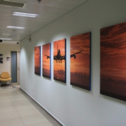 עיצוב תמונות למשרדי רת"א - רשות התעופה האזרחית