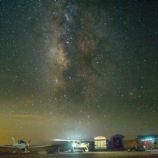 Meterit searching at NIght in the Negev 